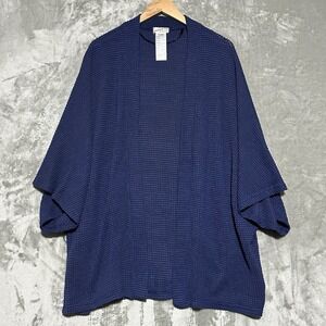 Free People Oversized Waffle Knit Caravan Kimono Cardigan Womens One Size Boho